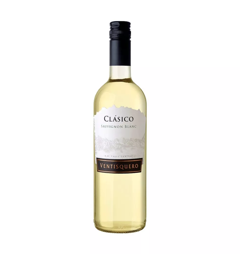 Appealing Bottle of Finely Textured White Wine