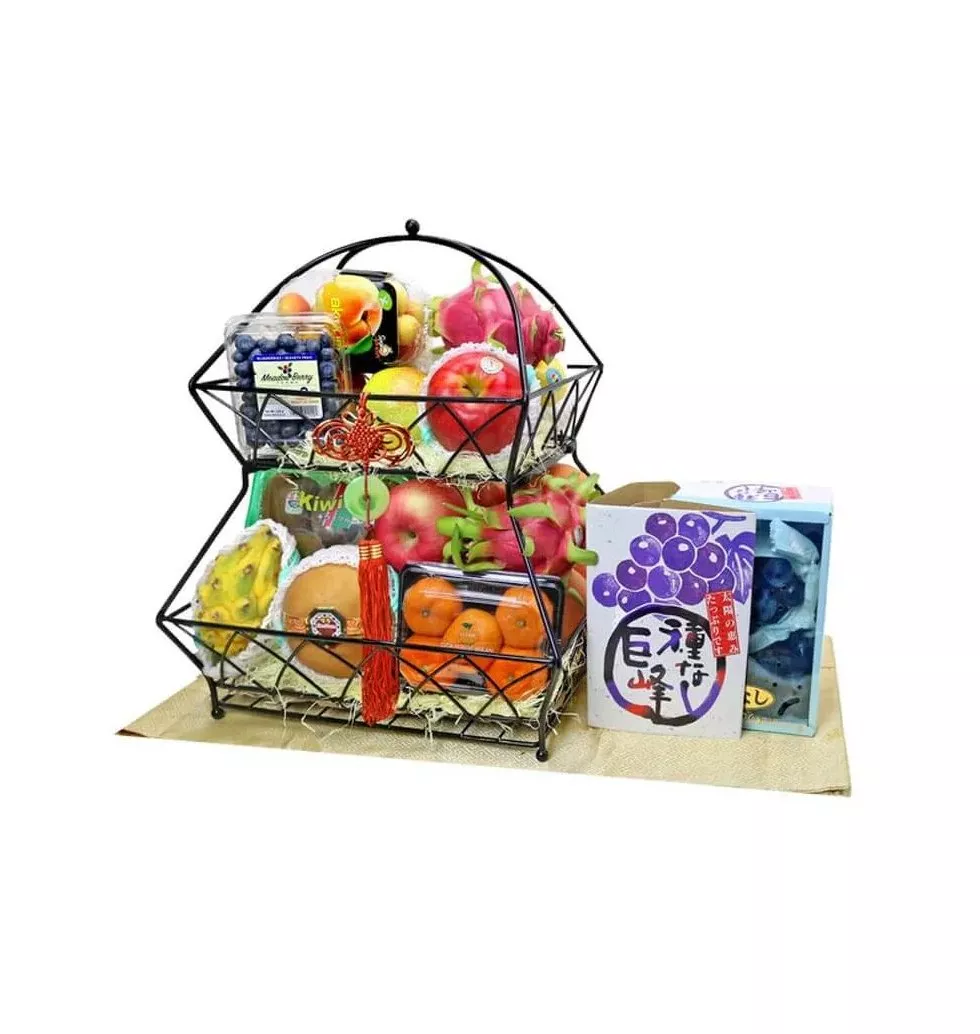 12 Fruits Into Basket