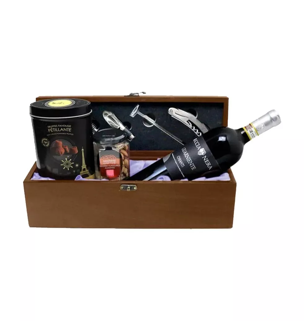Gift Basket with Wine