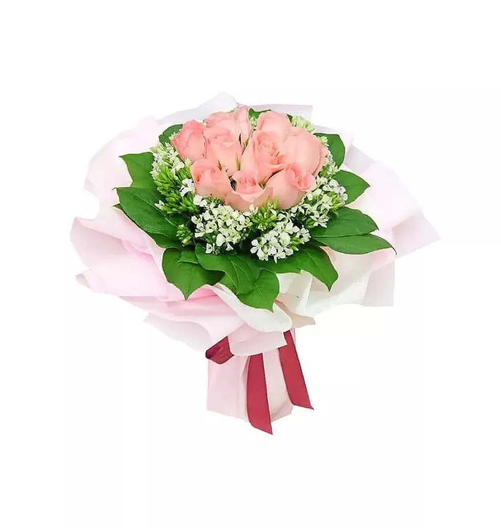 Pink Elegance: Flower Bouquet
