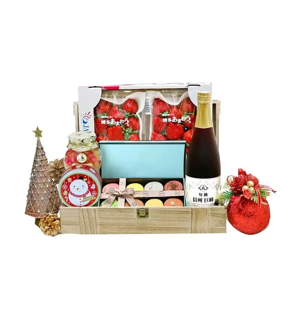 Hamper with Japanese Strawberry Flavors