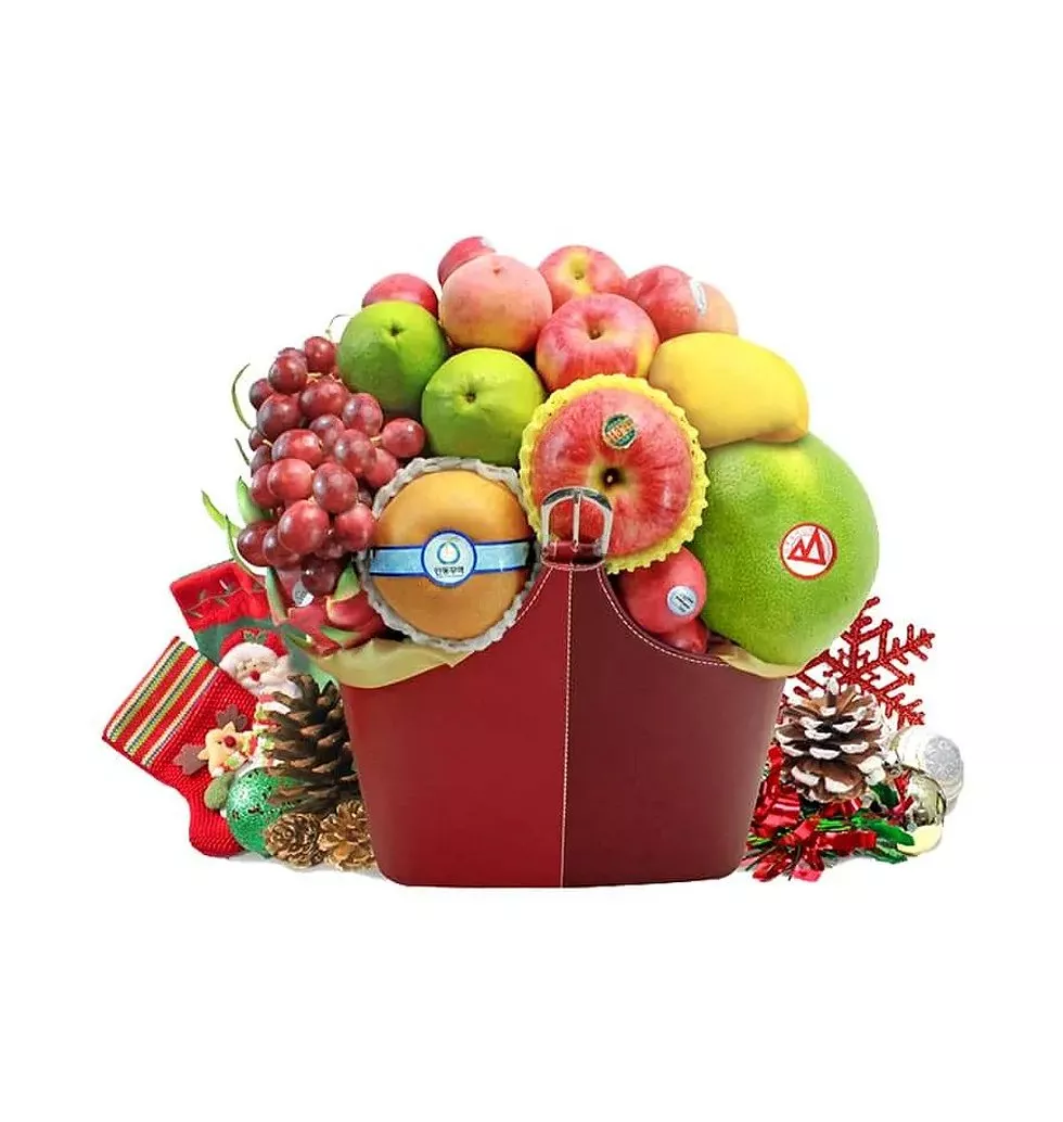 fruit basket for the holiday season