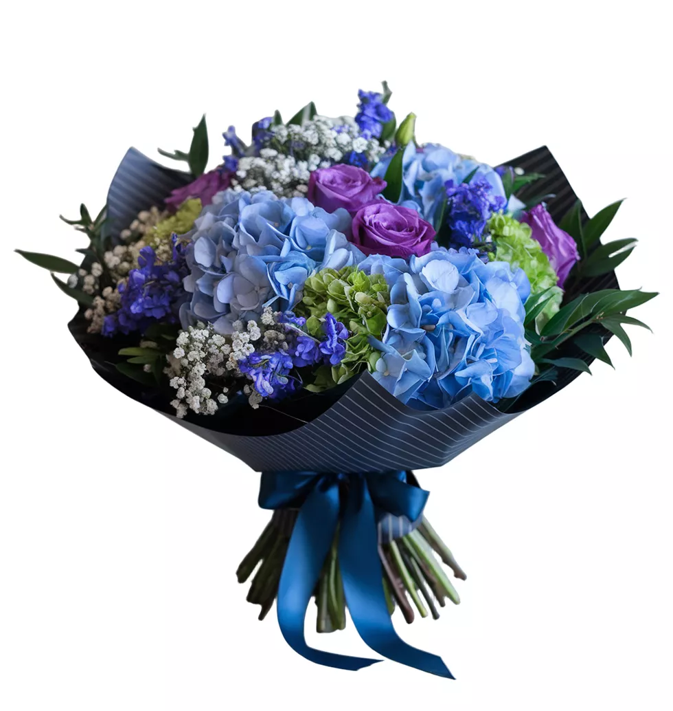 Stunning Bouquet Colour Hygrangea