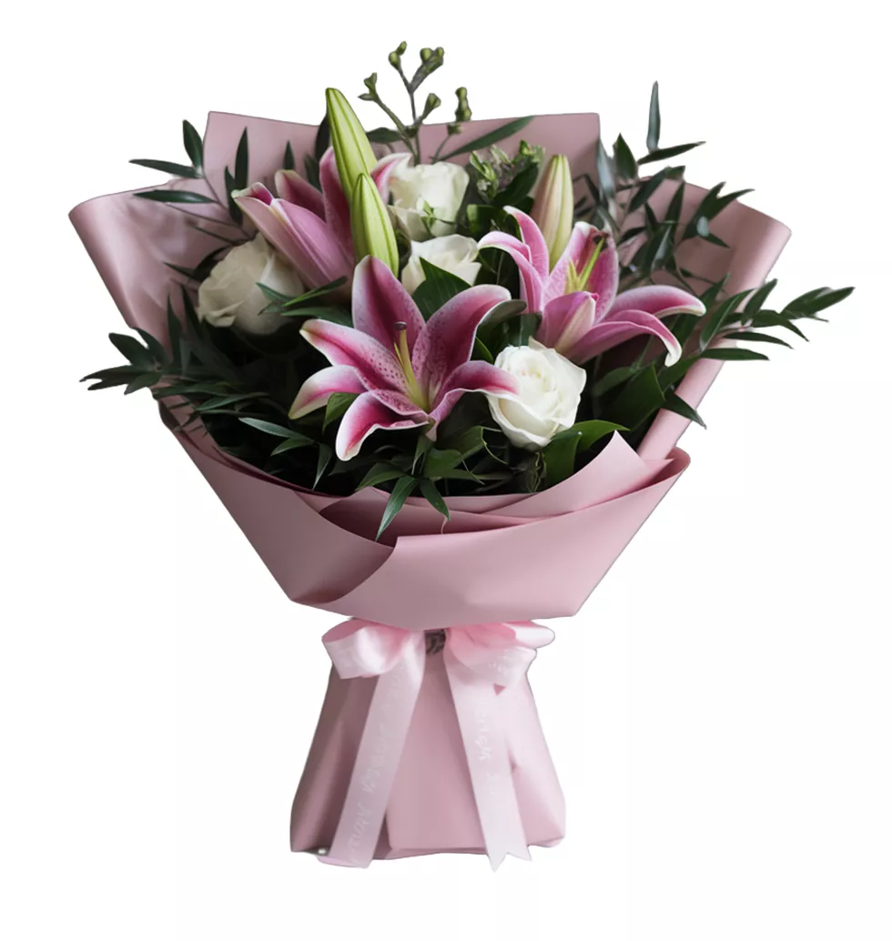 Serene Lily Bouquet