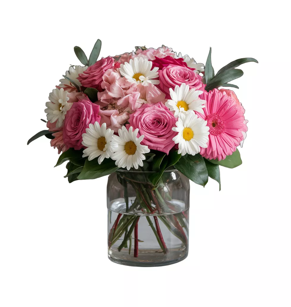 Floral Elegance in a Vase