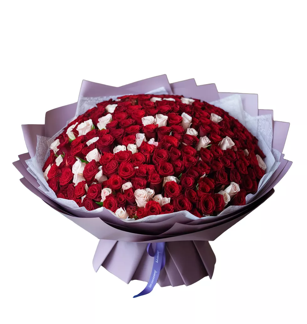 Elegant 100 Roses Arrangement