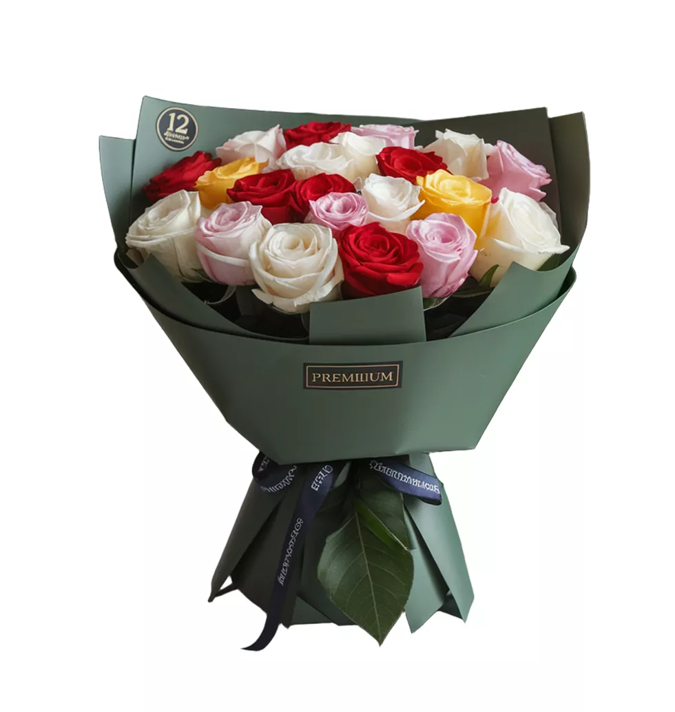 Stunning Mixed Roses Bouquet