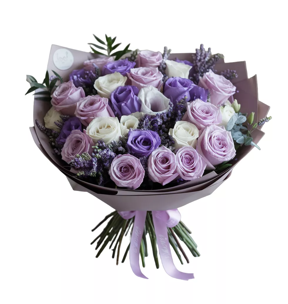 Vibrant Mix Purple Floral Bouquet