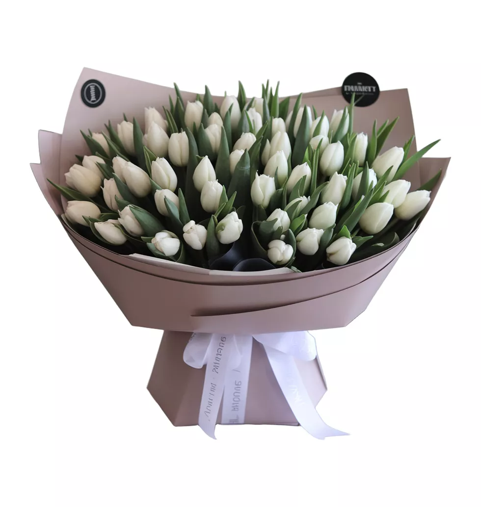 Classic 50-Piece Tulip Bouquet